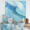 Designart - Ocean Wave with White Foam - Nautical & Coastal Canvas Art